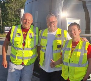 Gary Fear and Dave Perry with Igor Bodnarchuk  