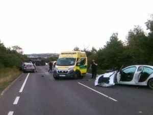 Supporting image for story: Man seriously injured as lorry overturns in crash