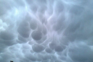 Unusual cloud formations in Telford. Picture: Phil Spencer