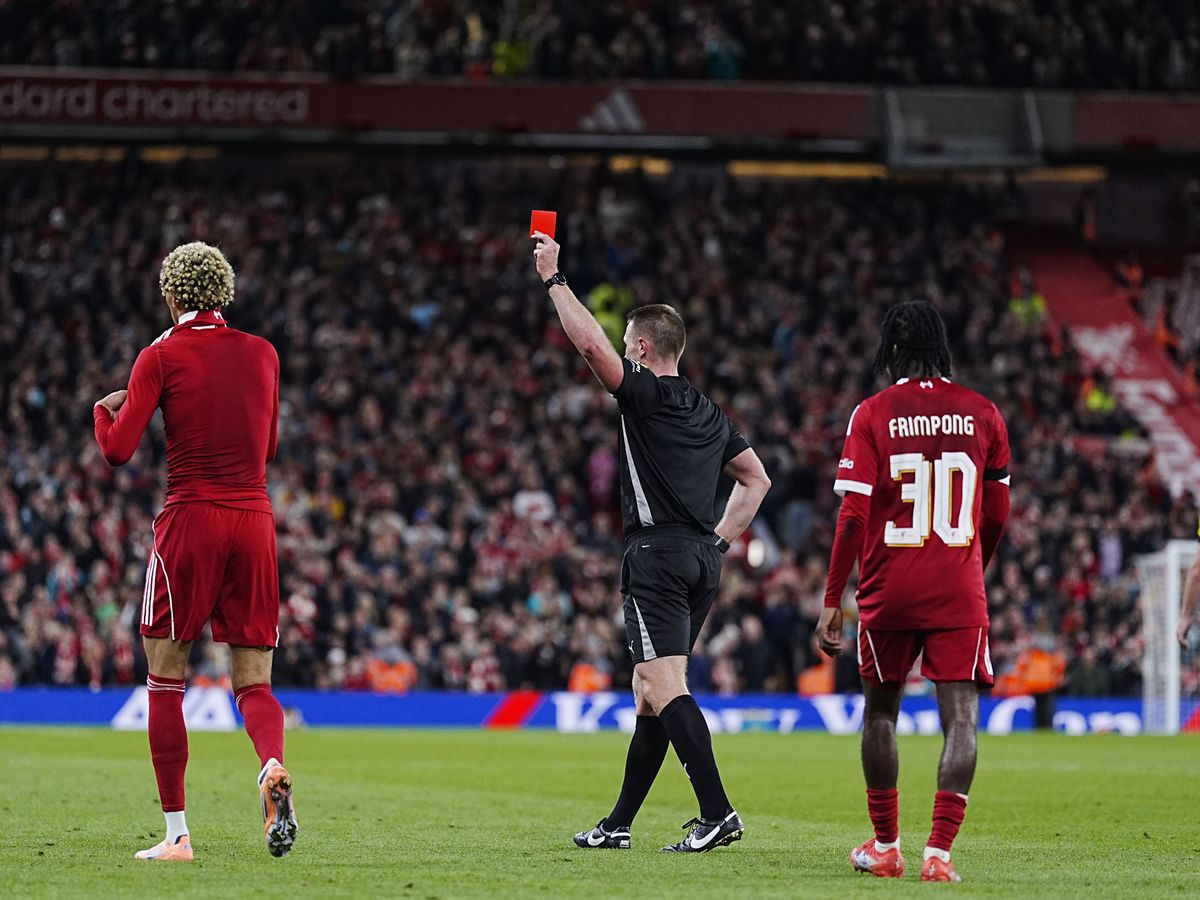 Liverpool boss Arne Slot criticises Hugo Ekitike over &lsquo;stupid&rsquo; red card