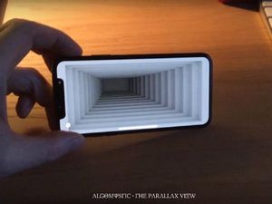 Supporting image for story: Marvel at this iPhone X optical illusion that turns the screen into a 3D chasm