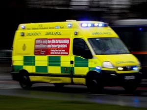 Supporting image for story: Driver rushed to hospital after crashing into hedge near Shrewsbury