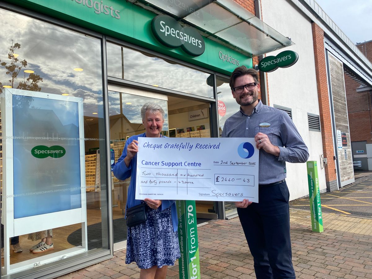 Opticians celebrates ongoing charity partnership
