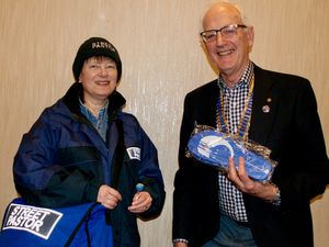 Supporting image for story: Street pastors receive rotary donation