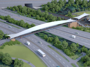 Supporting image for story: Work to start on replacement Telford railway footbridge
