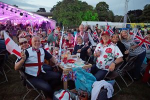 Happy Proms attendees on Saturday.