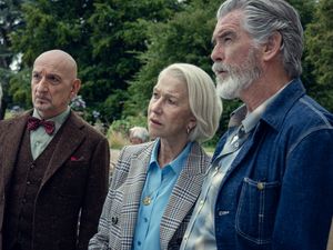 Supporting image for story: Pierce Brosnan and Helen Mirren team up in The Thursday Murder Club trailer