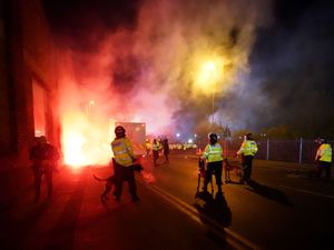 Riots ensued outside the Villa ground prior to the Aston Villa v Legia Warsaw fixture.