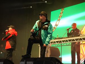 Supporting image for story: Boycott of US festival over Gaza a ‘no brainer’ for hip hop band Kneecap