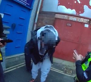 During the arrest, officers were racially abused and attacked