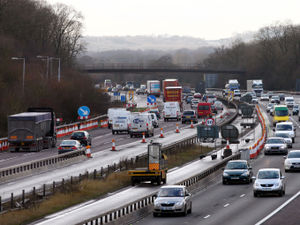 Supporting image for story: Traffic stopped on M6 due to crash with delays building