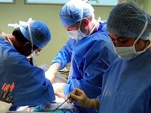 Supporting image for story: This 'pregnant'-looking man had 30lbs of poo removed from his body