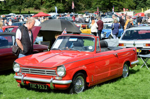 Hundreds of cars on show at The Classic and Retro Show at Himley Hall.