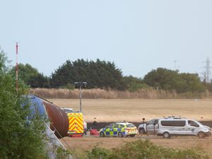 Supporting image for story: Police work to recover fourth body after plane crash at Southend Airport