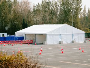 Supporting image for story: Coronavirus assessment centre in action at Telford International Centre