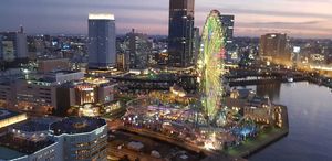 Alan shared a photo of the view from his five star hotel. Photo: Facebook