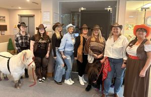Pelsall Hall opened its doors for a ‘Warmth of the Wild West’ party 