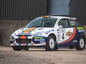 Supporting image for story: A Ford Focus rally car driven by the late Colin McRae is heading to auction