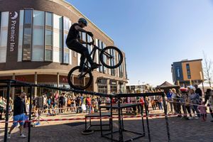 A BMX group provided entertainment at the festival. Photo: Telford & Wrekin Council