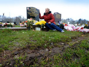 Supporting image for story: Daughter left 'sick and appalled' at tyre marks on father's grave in Walsall