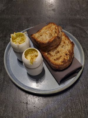 An eggy rarebit