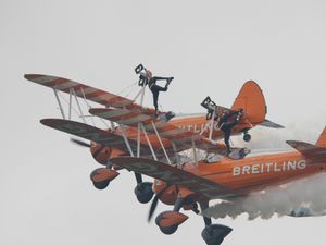 Supporting image for story: RAF Cosford Air Show 2017: Wingwalking wonders in whirlwind show