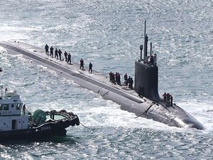 Supporting image for story: North Korea vows response to US submarine visit to South Korea