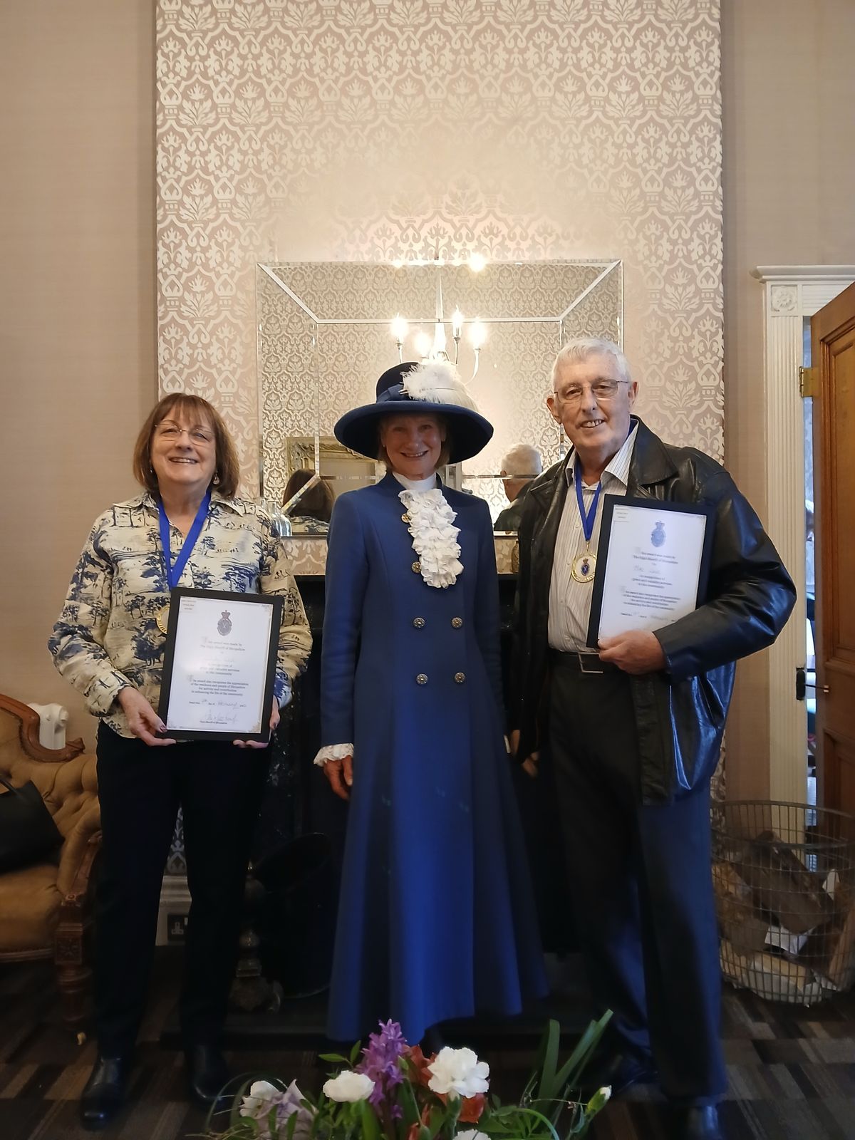 Oswestry duo recognised by Shropshire High Sheriff