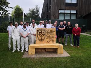 Supporting image for story: Bench unveiled to remember Shropshire sporting stalwart