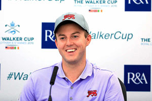 Ashley Chesters acing the media ahead of the Walker Cup.