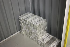 All in all Muradi was caught with 380,541 illegal cigarettes, 36.3 kgs of hand rolling tobacco and 195 bottles of non-duty paid alcohol, with an estimated tax loss of £99,302.