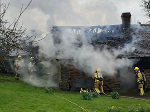 Supporting image for story: Crews tackle outbuilding fire in Craven Arms