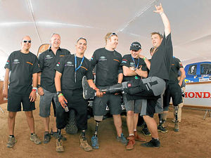 Supporting image for story: Shropshire soldier on high and lows of Dakar rally team