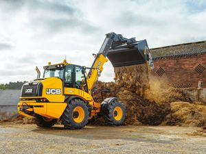 Supporting image for story: Fire service called as telehandler catches fire