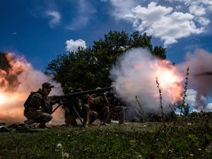Supporting image for story: Ukrainian forces strike key bridge in Russia-occupied south