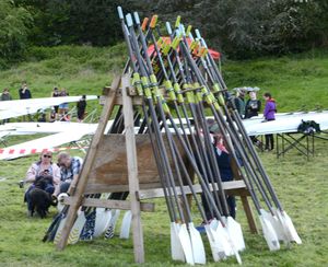 Oars ready for action
