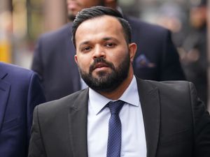 Azeem Rafiq arrives at a CDC panel hearing in London in 2023