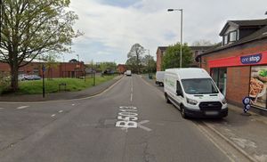 Police discovered cash, drugs and mobile phones on Elmore Lane, Rugeley. Photo: Google