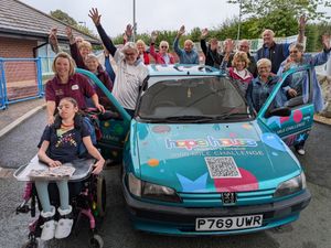 Supporting image for story: Shropshire couple's 3,000-mile charity challenge in 30-year-old £250 car