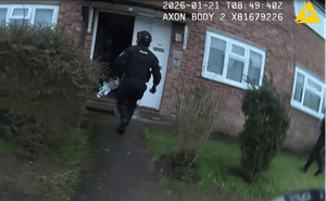 The raid took place in Whitchurch