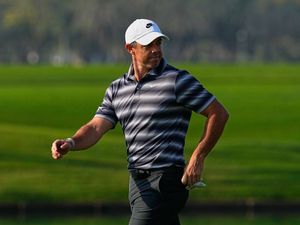 Supporting image for story: Rory McIlroy keeps himself in contention on penultimate day in Dubai