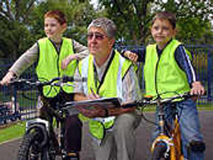 Supporting image for story: Saddling up for bike safety