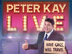 Peter Kay will bring his trademark humour to the stage at the Utilita Arena in Birmingham