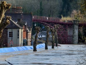 Supporting image for story: Shropshire flooding continues as River Severn peaks in Bridgnorth and Ironbridge