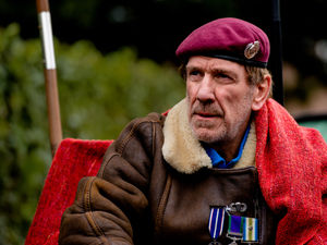 Supporting image for story: Veteran Gus Hales resumes hunger strike in Newport after hospital admission