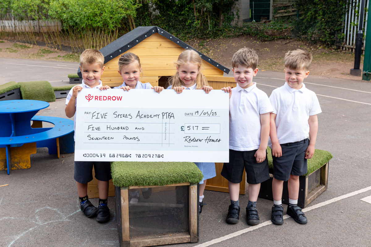 Lichfield housebuilder donates more than £2,200 to local organisations