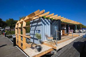 Steel the show - the containers are made into homes