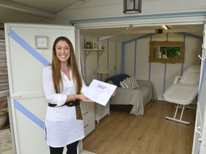 Supporting image for story: Market Drayton woman gets a shed for business