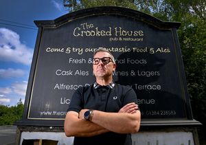 DUDLEY COPYRIGHT NATIONAL WORLD TIM THURSFIELD -31/07/25Ian Sandall has launched a Facebook page ~Toast the Crooked House to celebrate its heritage