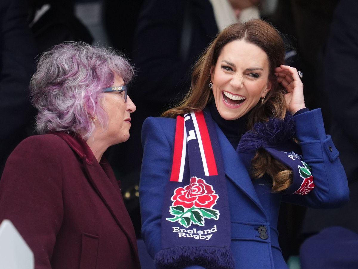 Kate watches rugby in first public appearance since Andrew arrest